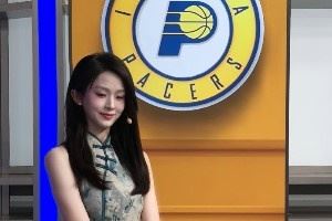 😍美女主持人辰辰晒照：步行者真是充满魔法的球队 期待下一场